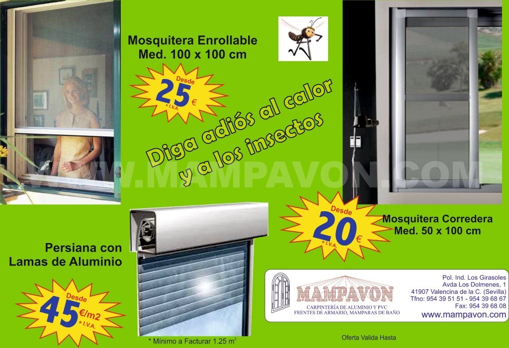 oferta mosquiteras sevilla