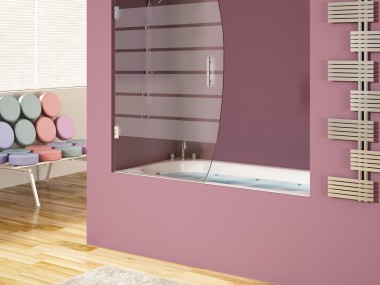 mamparas-baño-diseño-abatibles